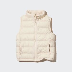 Uniqlo Ultra Light Down Vest White Cream size S Women